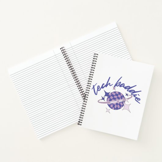 Tech Baddie Spiral Notebook Notizblock (Innenseite)