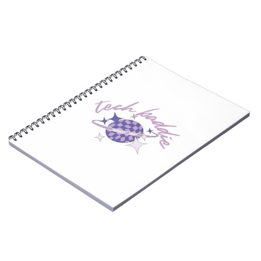 Tech Baddie (Variation 2) Spiral Notebook Notizblock (Linke Seite)