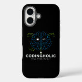 Tech Brain Coding Für Programmierer & Coder Case-Mate iPhone Hülle (Rückseite)