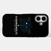 Tech Brain Coding Für Programmierer & Coder Case-Mate iPhone Hülle (Rückseite (Horizontal))