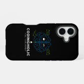 Tech Brain Coding Für Programmierer & Coder iPhone 16 Hülle (Rückseite (Horizontal))