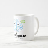Tech Brain Coding Tasse für Programmierer & Coder (VorderseiteRechts)