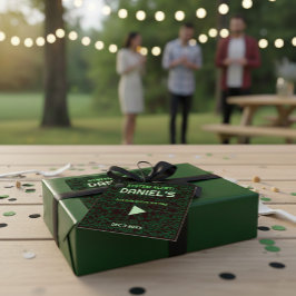 Tech-Code-Party-Dankeschön-Tag Geschenkanhänger