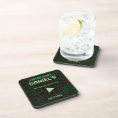 Tech-Code-Party-Trink coaster Getränkeuntersetzer (Rechte Seite)