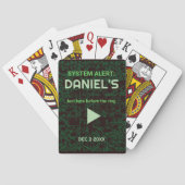 Tech-Code-Themendeck Spielkarten (Rückseite)
