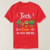 Tech Crew, Funny Niedlich School Cactus Team Tech  T-Shirt (Design vorne)
