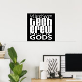 Tech Crew Gods Poster (Heimbüro)
