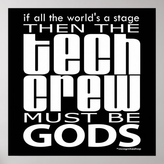 Tech Crew Gods Poster (Vorne)