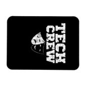 Tech Crew Team Sound Theater Musical Studi Magnet (Horizontal)