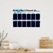 tech employee of the month display for 4x6 photos poster (Küche)