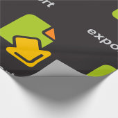Tech Export Icon Digitaler Datenbestand Geschenkpapier