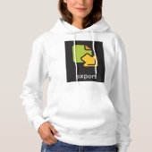 Tech-Export-Symbol Digitale Daten-Datei Hoodie (Vorderseite)