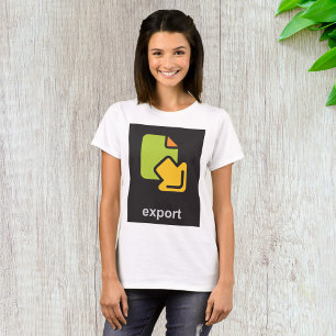 Tech-Export-Symbol Digitale Daten-Datei T-Shirt