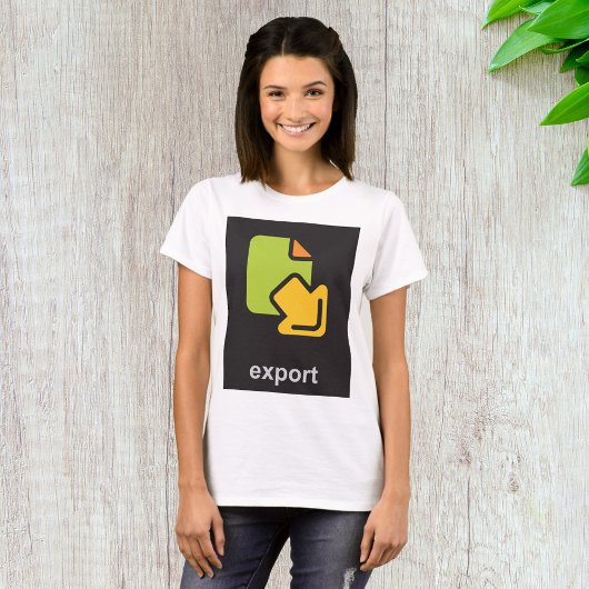 Tech-Export-Symbol Digitale Daten-Datei T-Shirt