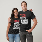 Tech for Men Women Technology Cyber Coding Geek T-Shirt (Unisex)