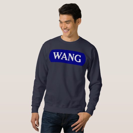 Tech Geek Gifts For Men WANG Nerd Computer Sweatshirt (Vorne ganz)