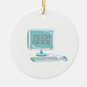 Tech Geek Keramik Ornament (Vorne)