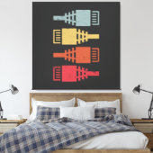 Tech-Geek-Netzwerktechniker LAN-Party Leinwanddruck (Insitu (Schlafzimmer))