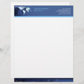 Tech Globe Letterhead Briefkopf (Vorne/Hinten)