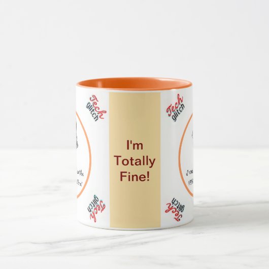 Tech Gltch Tasse (Zentrum)