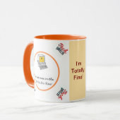 Tech Gltch Tasse (Vorderseite Links)