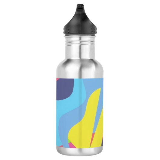Tech Grid Abstract Stainless Water Bottle Edelstahlflasche (Rechts)