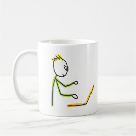 Tech Guy Stickman Kaffeetasse