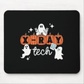 Tech Halloween Techniker Squad Xray Tech Pumpkin Mousepad (Vorne)