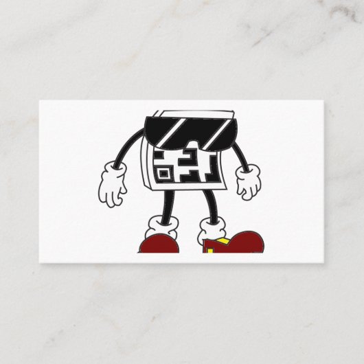 Tech Head: QR Code Cards Visitenkarte (Vorderseite)