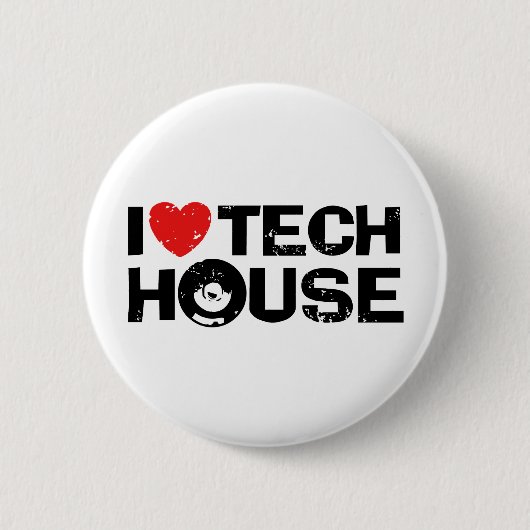 Tech House Button (Vorderseite)