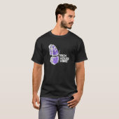 Tech House Deep House Techno Butterfly T-Shirt (Vorne ganz)