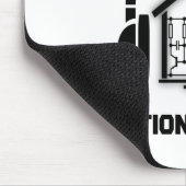 Tech House Music Junkie Custom (Licht) Mousepad (Ecke)