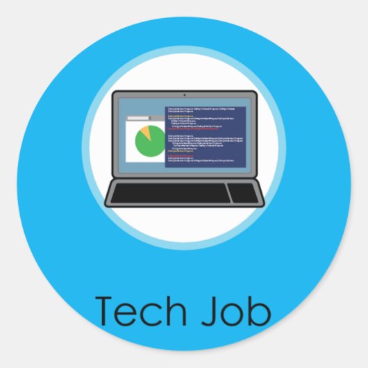 Tech Job Doljabi Doljanchi Dol Koreanischer Geburt Runder Aufkleber (Vorderseite)