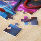 Tech-Krabbe steht vor einem Kurzschluss im Serverr Puzzle (Seite)