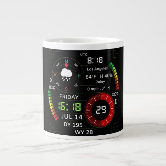 Tech Lead Master Interface Design Tasse (Vorderseite)