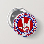 TECH-LIEBE-LOGO ASL HT HISTOTECHNICIAN GEWEBELEHRE BUTTON (Vorne & Hinten)