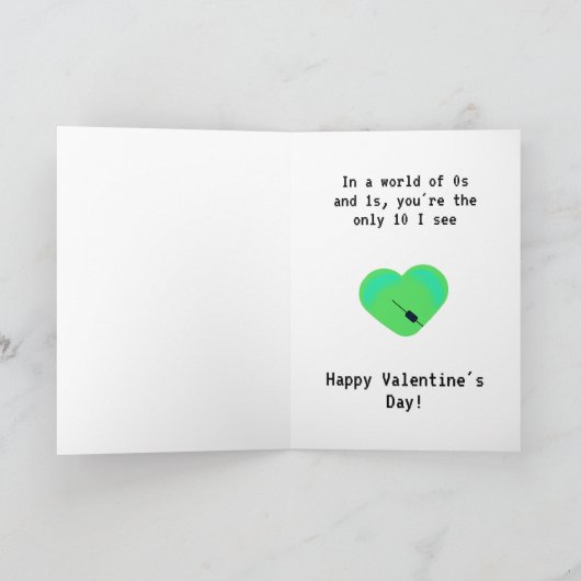 Tech Liebe Valentine's Day Card Karte (Innenseite)
