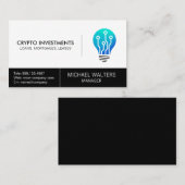 Tech Lightbulle Logo Visitenkarte (Vorne/Hinten)