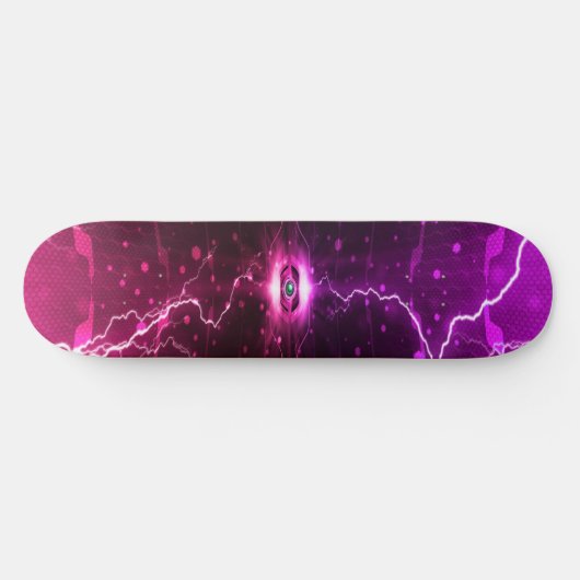 Tech Lightning Skateboard Deck (Horizontal)