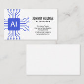 Tech-Manager | AI-Technologie Visitenkarte (Vorne/Hinten)