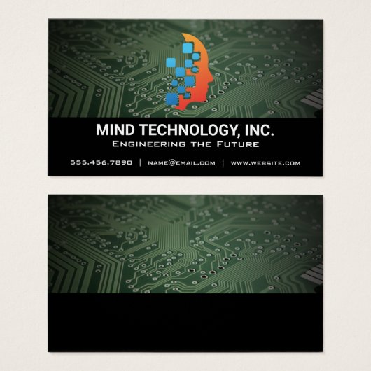 Tech Microchip | Mini-Logo (Vorne & Hinten)