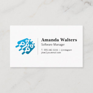 Tech Microchip   Software-Hardware   Ingenieur Visitenkarte