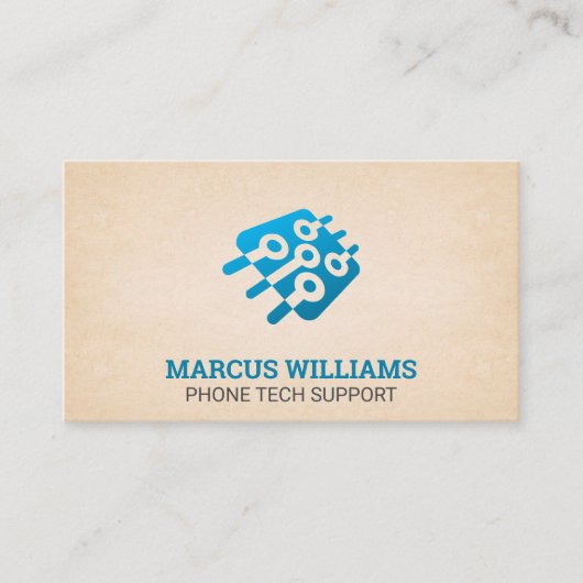 Tech | Mikrochip Visitenkarte (Vorderseite)