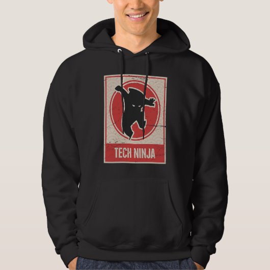 TECH NINJA  Tech Support Hoodie (Vorderseite)