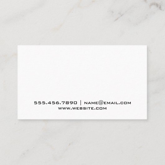 Tech Nodes | Brain Computer-Logo Visitenkarte (Rückseite)