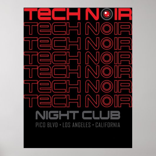 TECH NOIR POSTER (Vorne)