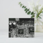 Tech Postkarte (Stehend Vorderseite)