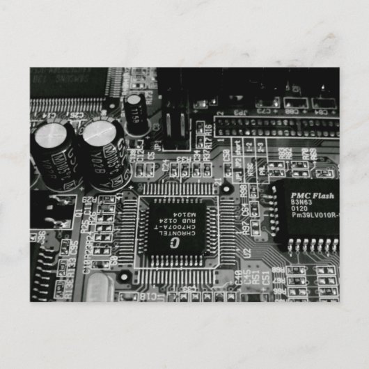 Tech Postkarte (Vorderseite)