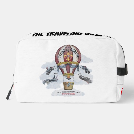 Tech Pouch die reisenden Gilberts Waschbeutel (Rückseite)