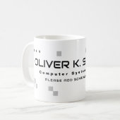 Tech Profession Modern Kaffeetasse (Vorderseite Links)